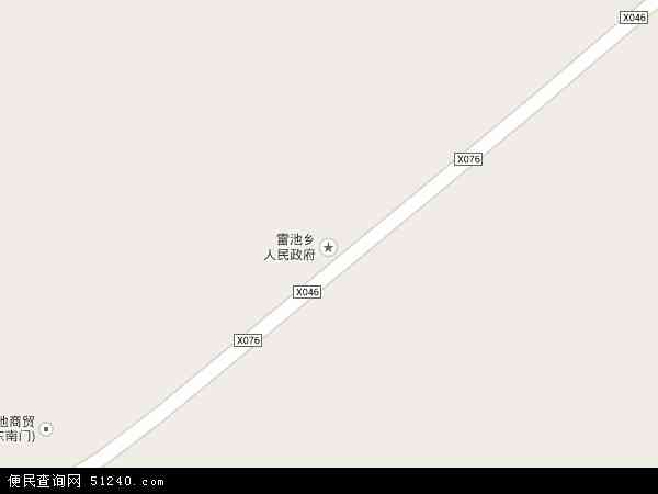 雷池乡地图 - 雷池乡电子地图 - 雷池乡高清地图 - 2025年雷池乡地图