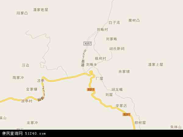 刘畈乡地图 - 刘畈乡电子地图 - 刘畈乡高清地图 - 2024年刘畈乡地图