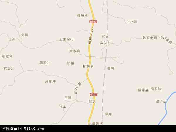 柳林乡地图 - 柳林乡电子地图 - 柳林乡高清地图 - 2024年柳林乡地图