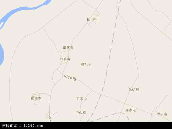 柳毛乡地图 - 柳毛乡电子地图 - 柳毛乡高清地图 - 2024年柳毛乡地图
