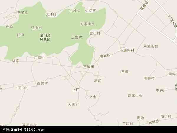 芦浦镇地图 - 芦浦镇电子地图 - 芦浦镇高清地图 - 2024年芦浦镇地图