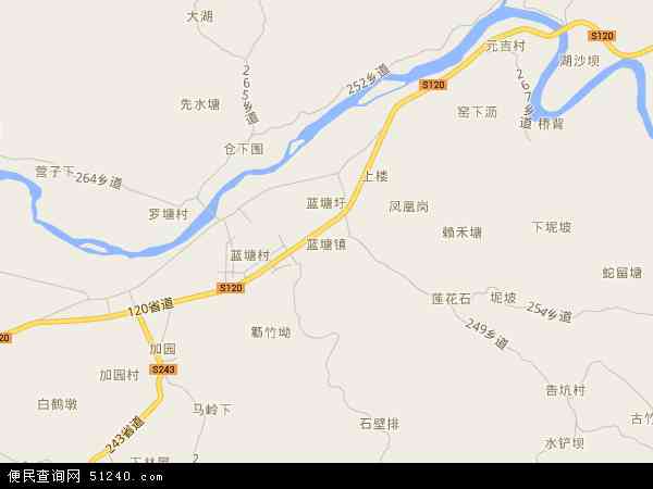 蓝塘镇地图 - 蓝塘镇电子地图 - 蓝塘镇高清地图 - 2024年蓝塘镇地图