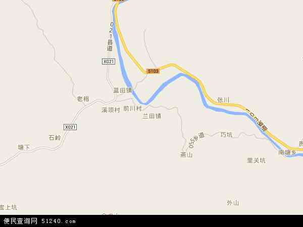 休宁县蓝田镇地图图片