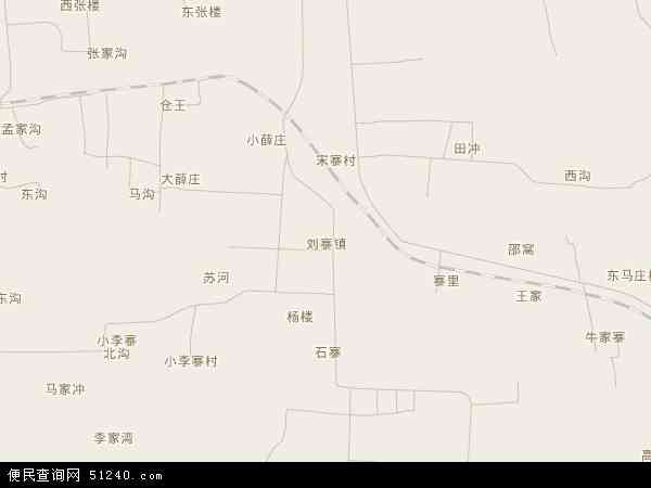 刘寨镇地图 - 刘寨镇电子地图 - 刘寨镇高清地图 - 2024年刘寨镇地图