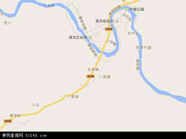 龙津镇地图 - 龙津镇电子地图 - 龙津镇高清地图 - 2024年龙津镇地图