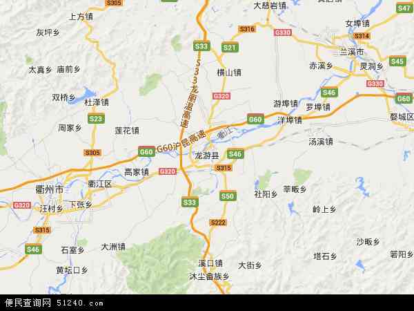 龙游县地图 - 龙游县电子地图 - 龙游县高清地图 - 2024年龙游县地图