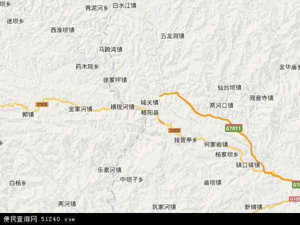 略阳县地图 - 略阳县电子地图 - 略阳县高清地图 - 2024年略阳县地图