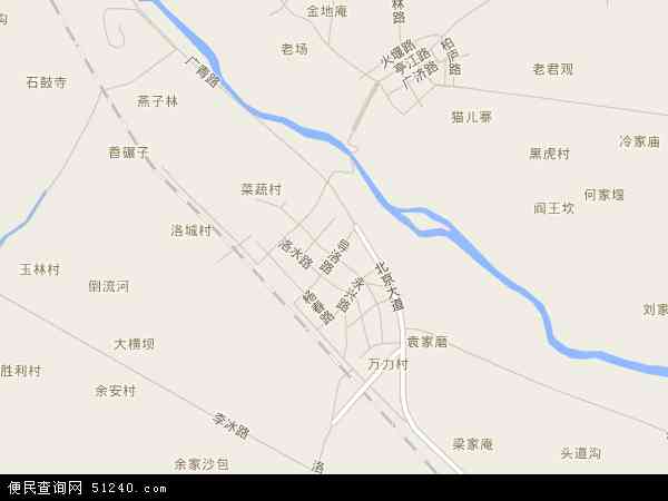 洛水镇地图 - 洛水镇电子地图 - 洛水镇高清地图 - 2024年洛水镇地图