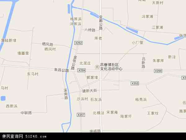 吕巷镇地图 - 吕巷镇电子地图 - 吕巷镇高清地图 - 2024年吕巷镇地图