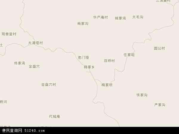 梅家乡地图 - 梅家乡电子地图 - 梅家乡高清地图 - 2024年梅家乡地图