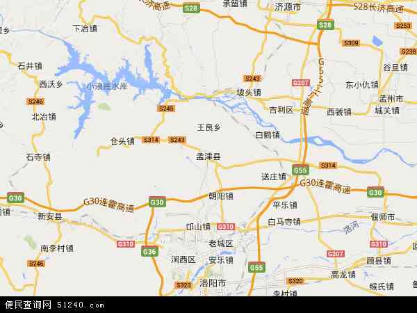 孟津县地图 - 孟津县电子地图 - 孟津县高清地图 - 2021年孟津县地图