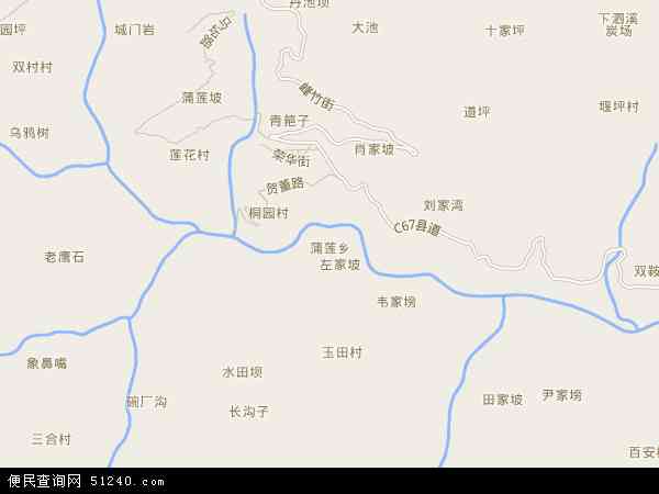 蒲莲乡地图 - 蒲莲乡电子地图 - 蒲莲乡高清地图 - 2024年蒲莲乡地图