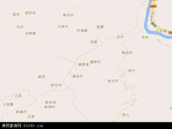 安溪县蓬莱镇地图图片