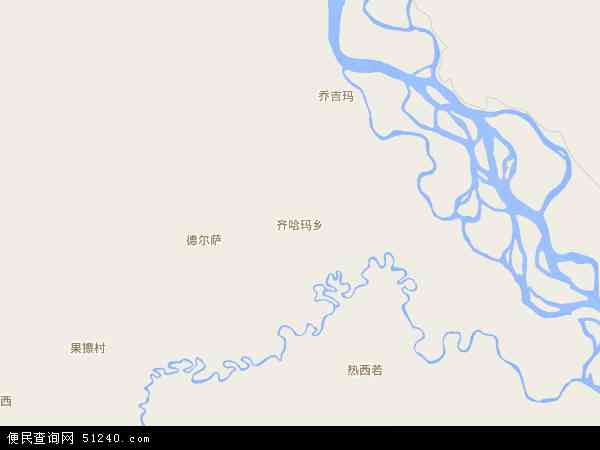 齐哈玛乡地图 - 齐哈玛乡电子地图 - 齐哈玛乡高清地图 - 2024年齐哈玛乡地图