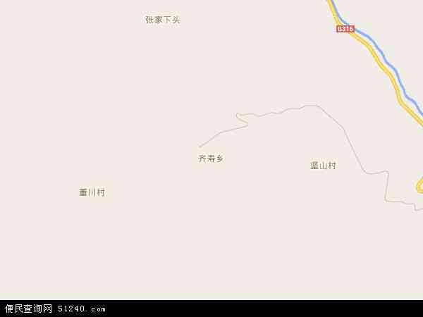 齐寿乡地图 - 齐寿乡电子地图 - 齐寿乡高清地图 - 2024年齐寿乡地图