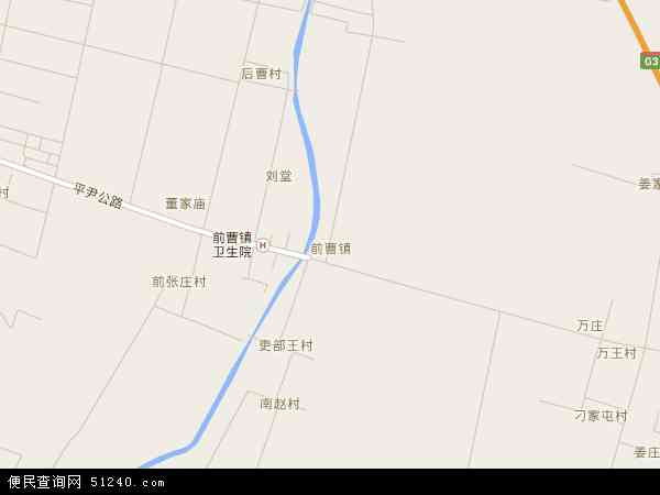前曹镇地图 - 前曹镇电子地图 - 前曹镇高清地图 - 2024年前曹镇地图