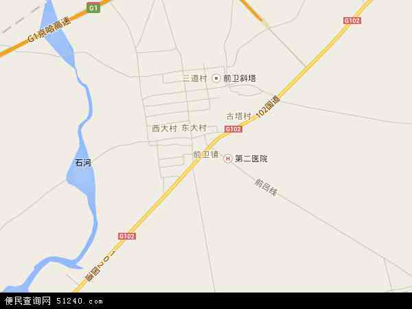 前卫镇地图图片