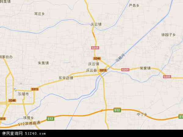 庆云县地图 - 庆云县电子地图 - 庆云县高清地图 - 2024年庆云县地图