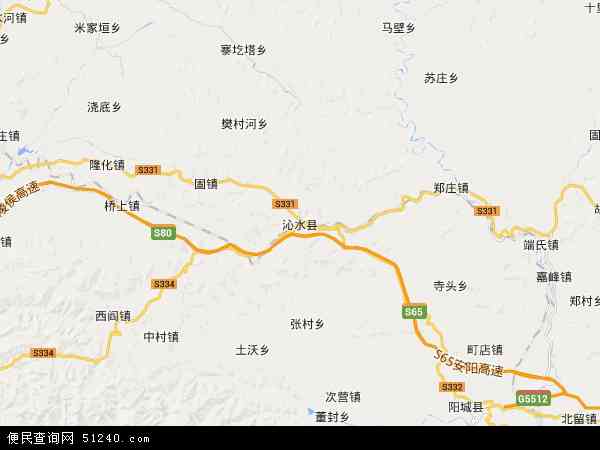 沁水沁樊公路全程图图片