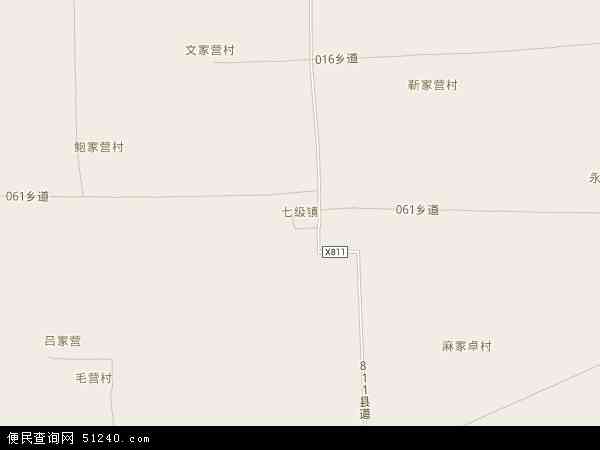 七级镇地图 - 七级镇电子地图 - 七级镇高清地图 - 2024年七级镇地图