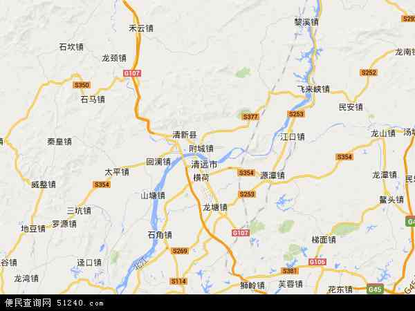 清城区地图 - 清城区电子地图 - 清城区高清地图 - 2024年清城区地图