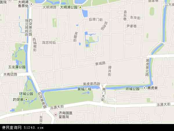 泉城路地图 - 泉城路电子地图 - 泉城路高清地图 - 2024年泉城路地图