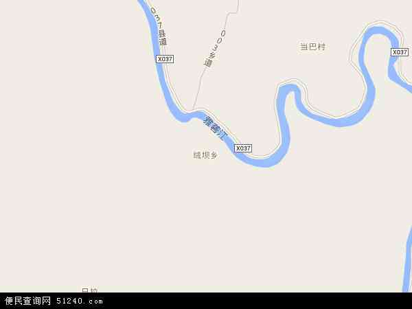 绒坝乡地图 - 绒坝乡电子地图 - 绒坝乡高清地图 - 2024年绒坝乡地图