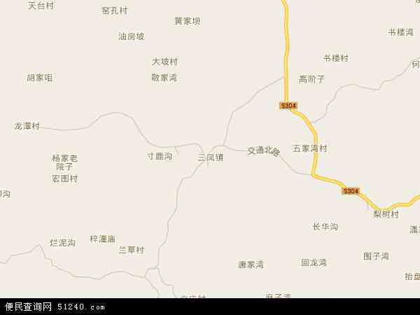三凤镇地图 - 三凤镇电子地图 - 三凤镇高清地图 - 2024年三凤镇地图