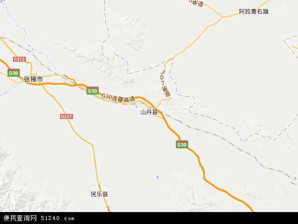 山丹县地图 - 山丹县电子地图 - 山丹县高清地图 - 2024年山丹县地图