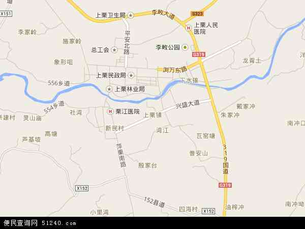 上栗县乡镇地图图片