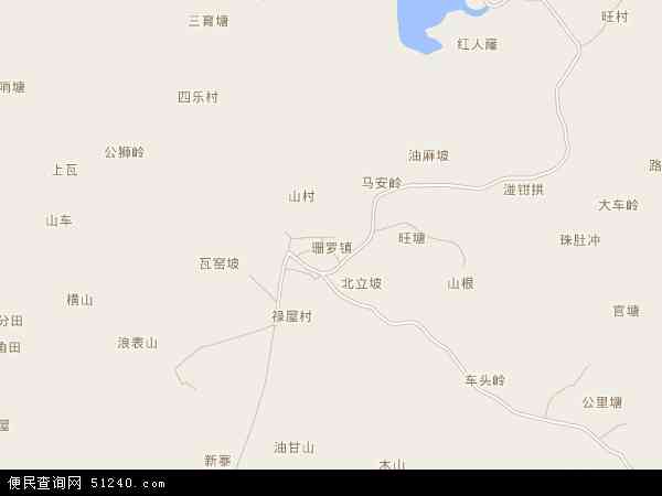 珊罗镇地图 - 珊罗镇电子地图 - 珊罗镇高清地图 - 2024年珊罗镇地图