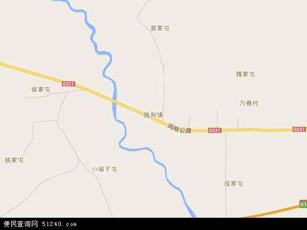 黑山县胜利乡地图图片