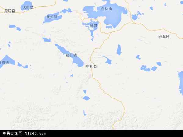 申扎县地图 - 申扎县电子地图 - 申扎县高清地图 - 2024年申扎县地图