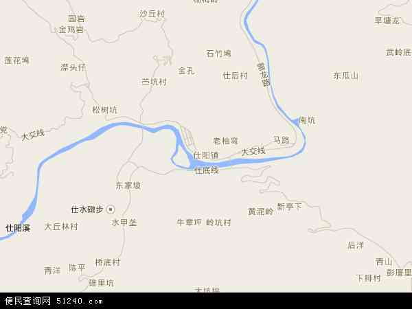 仕阳镇地图 - 仕阳镇电子地图 - 仕阳镇高清地图 - 2024年仕阳镇地图
