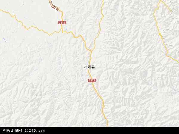 松潘县地图 - 松潘县电子地图 - 松潘县高清地图 - 2024年松潘县地图