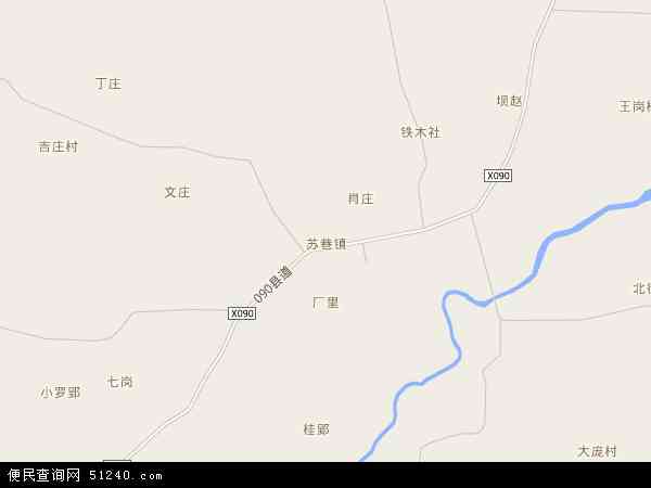 苏巷镇地图 - 苏巷镇电子地图 - 苏巷镇高清地图 - 2024年苏巷镇地图