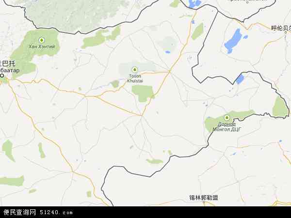 苏赫巴托尔地图 - 苏赫巴托尔电子地图 - 苏赫巴托尔高清地图 - 2024年苏赫巴托尔地图