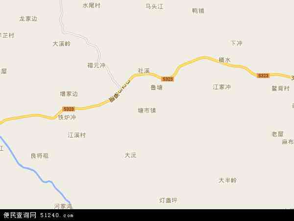 塘市镇地图 - 塘市镇电子地图 - 塘市镇高清地图 - 2026年塘市镇地图