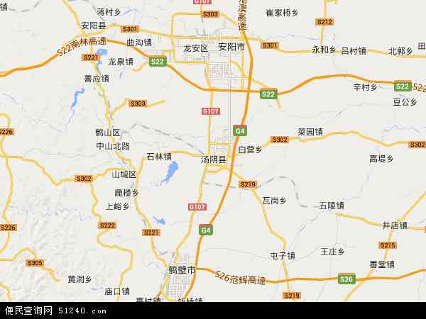 汤阴县地图详细地图图片