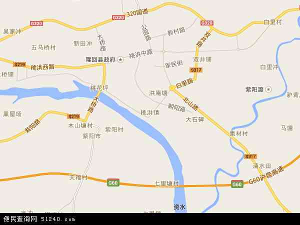 桃洪镇地图 - 桃洪镇电子地图 - 桃洪镇高清地图 - 2024年桃洪镇地图