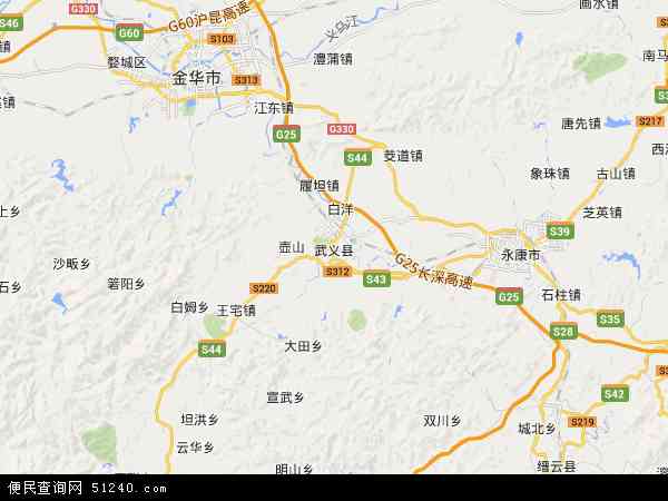 武义县地图 - 武义县电子地图 - 武义县高清地图 - 2024年武义县地图