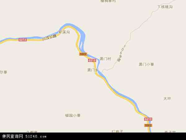 渭门乡地图 - 渭门乡电子地图 - 渭门乡高清地图 - 2024年渭门乡地图
