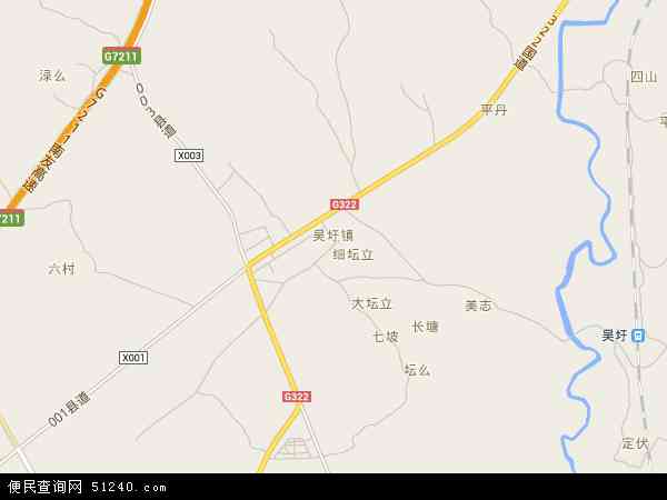 吴圩镇地图 - 吴圩镇电子地图 - 吴圩镇高清地图 - 2024年吴圩镇地图