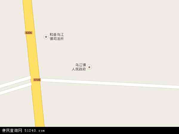 和县乌江镇地图图片