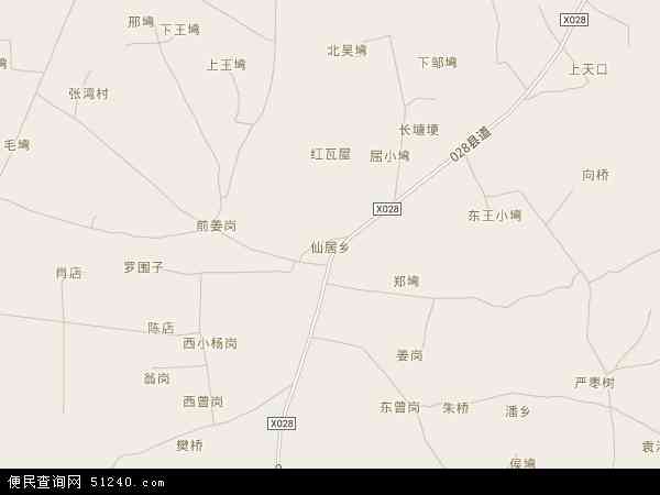 仙居乡地图 - 仙居乡电子地图 - 仙居乡高清地图 - 2024年仙居乡地图