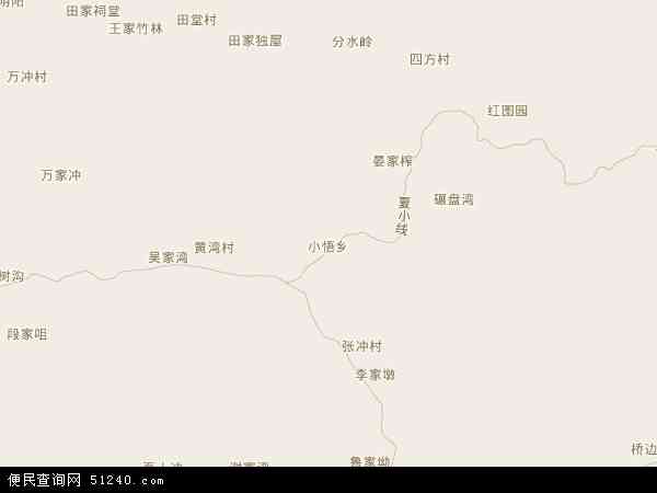 小悟乡地图 - 小悟乡电子地图 - 小悟乡高清地图 - 2024年小悟乡地图
