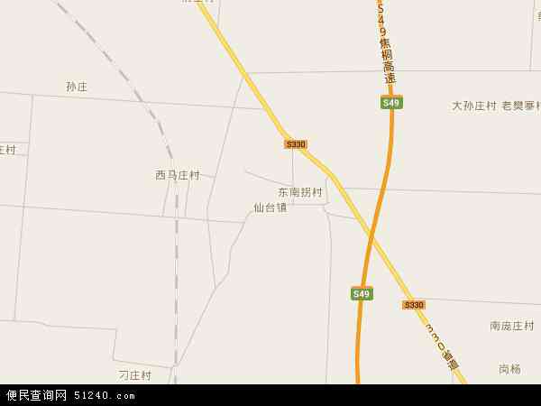 仙台镇地图 - 仙台镇电子地图 - 仙台镇高清地图 - 2024年仙台镇地图
