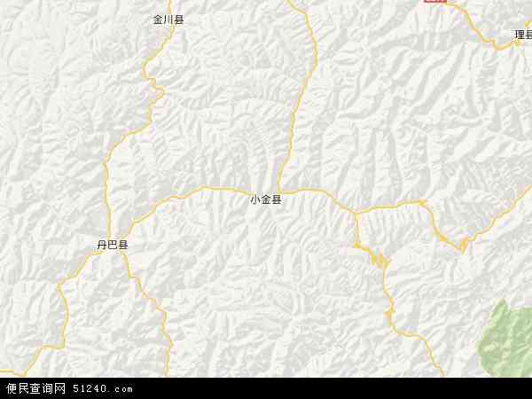 小金县地图 - 小金县电子地图 - 小金县高清地图 - 2024年小金县地图