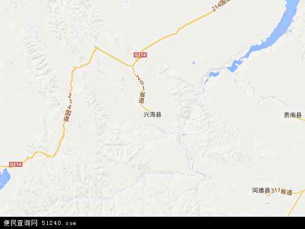 兴海县地图 - 兴海县电子地图 - 兴海县高清地图 - 2024年兴海县地图