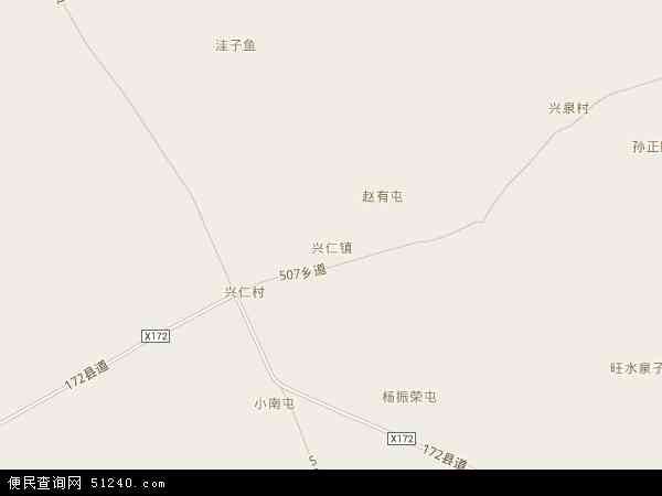 兴仁镇地图 - 兴仁镇电子地图 - 兴仁镇高清地图 - 2024年兴仁镇地图